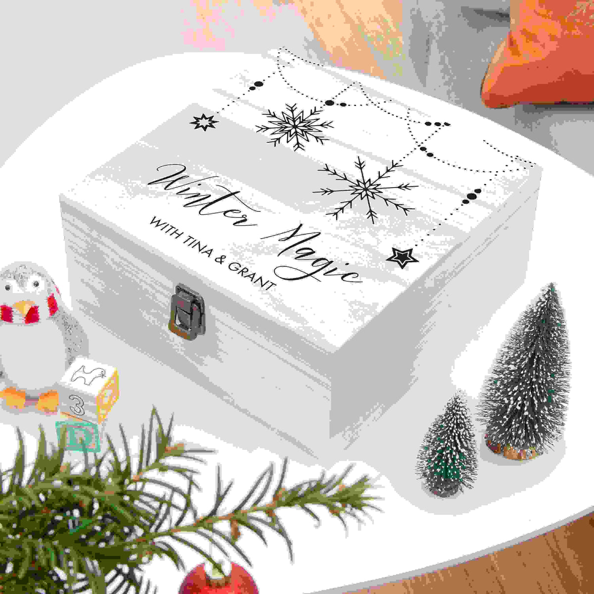Personalised Winter Magic Christmas Eve Box