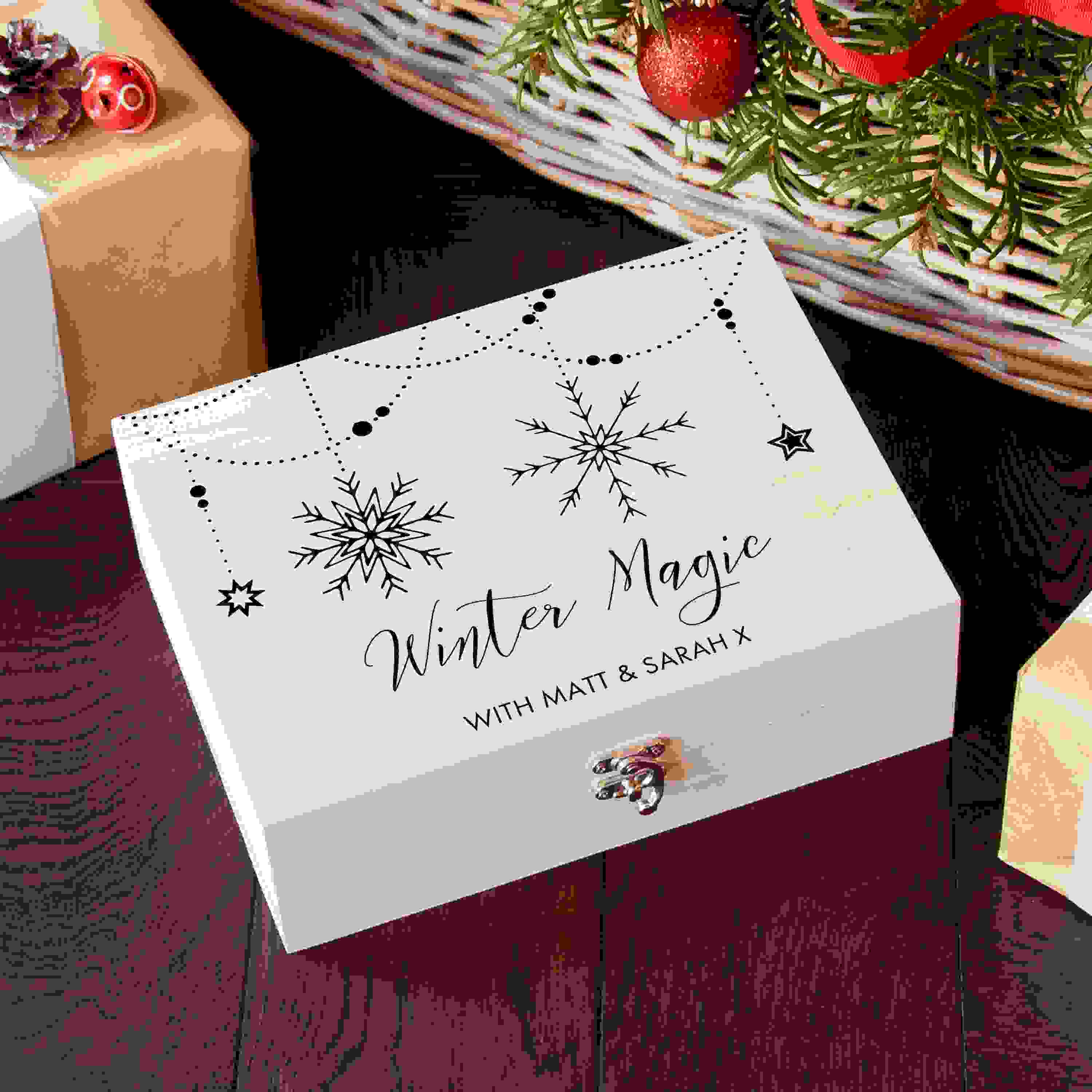 Personalised Winter Magic Christmas Eve Box