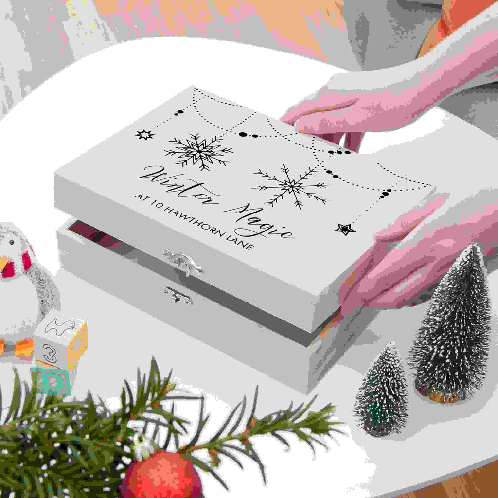Personalised Winter Magic Christmas Eve Box
