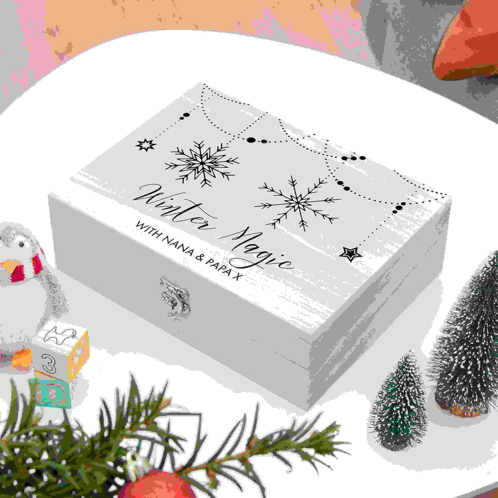 Personalised Winter Magic Christmas Eve Box