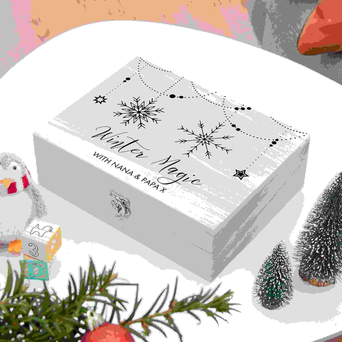 Personalised Winter Magic Christmas Eve Box