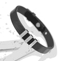 Personalised Men's Soho Tag Brown Leather Bracelet