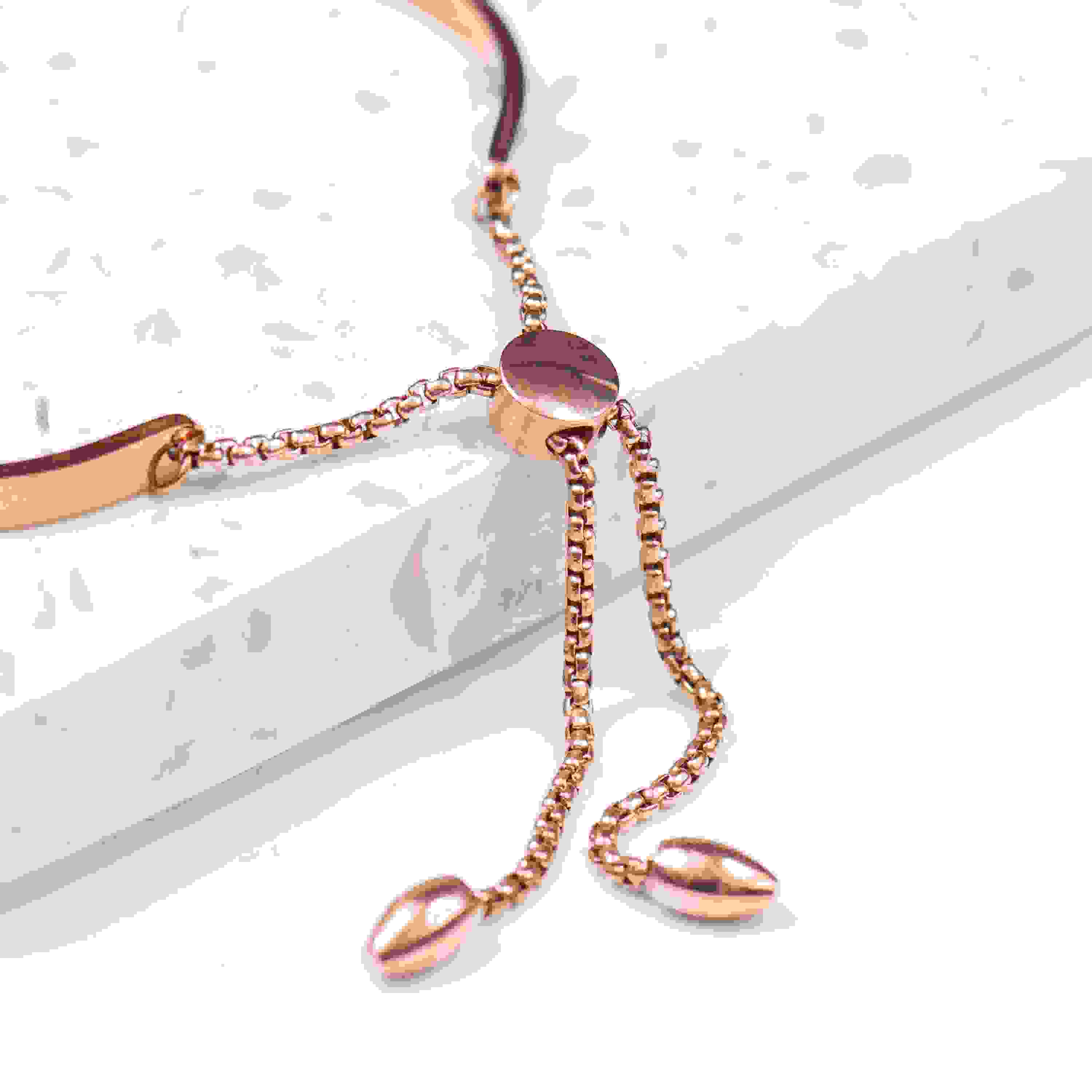 Personalised Rose Gold Affirmation Bangle Bracelet