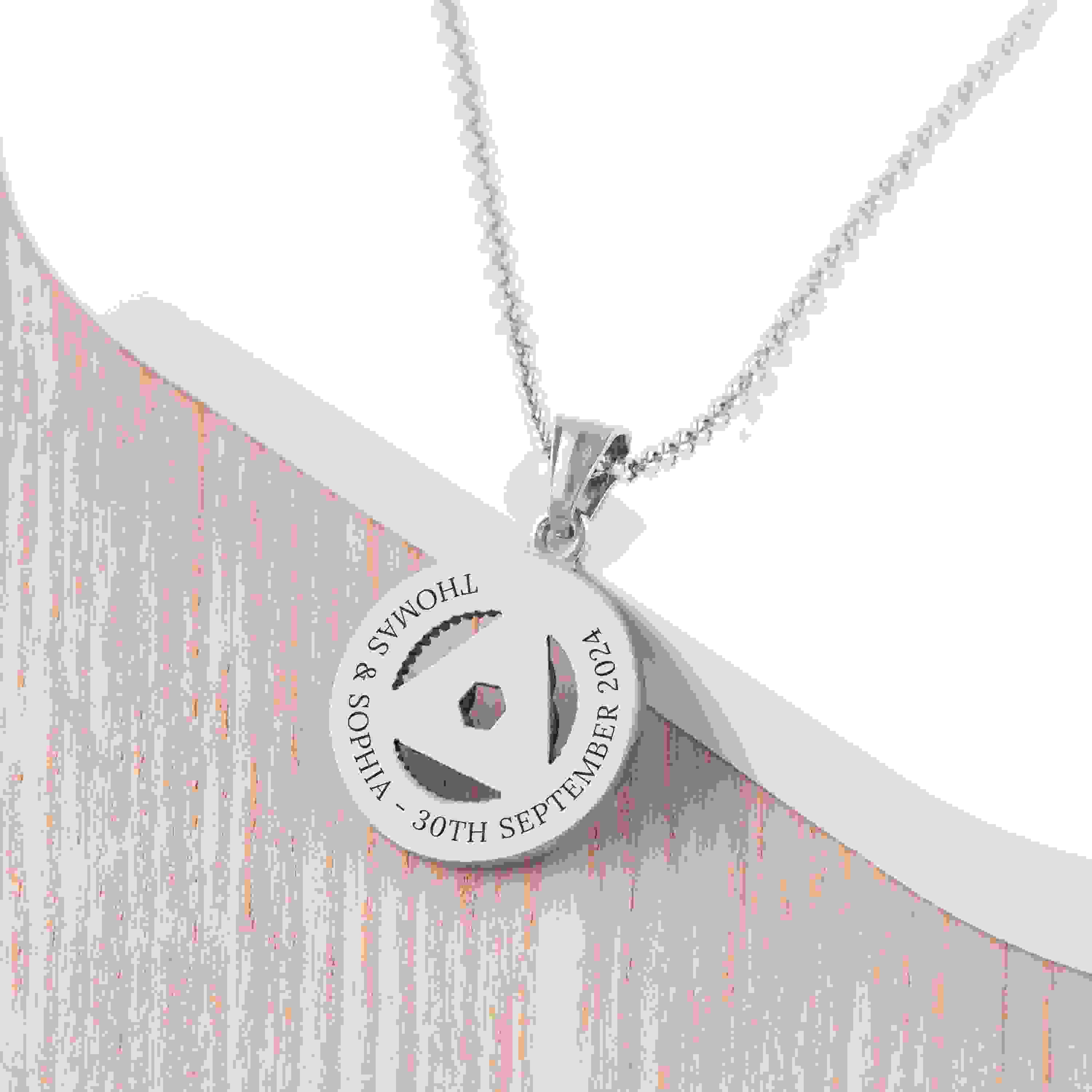 Personalised Men's Celtic Trinity Pendant Necklace