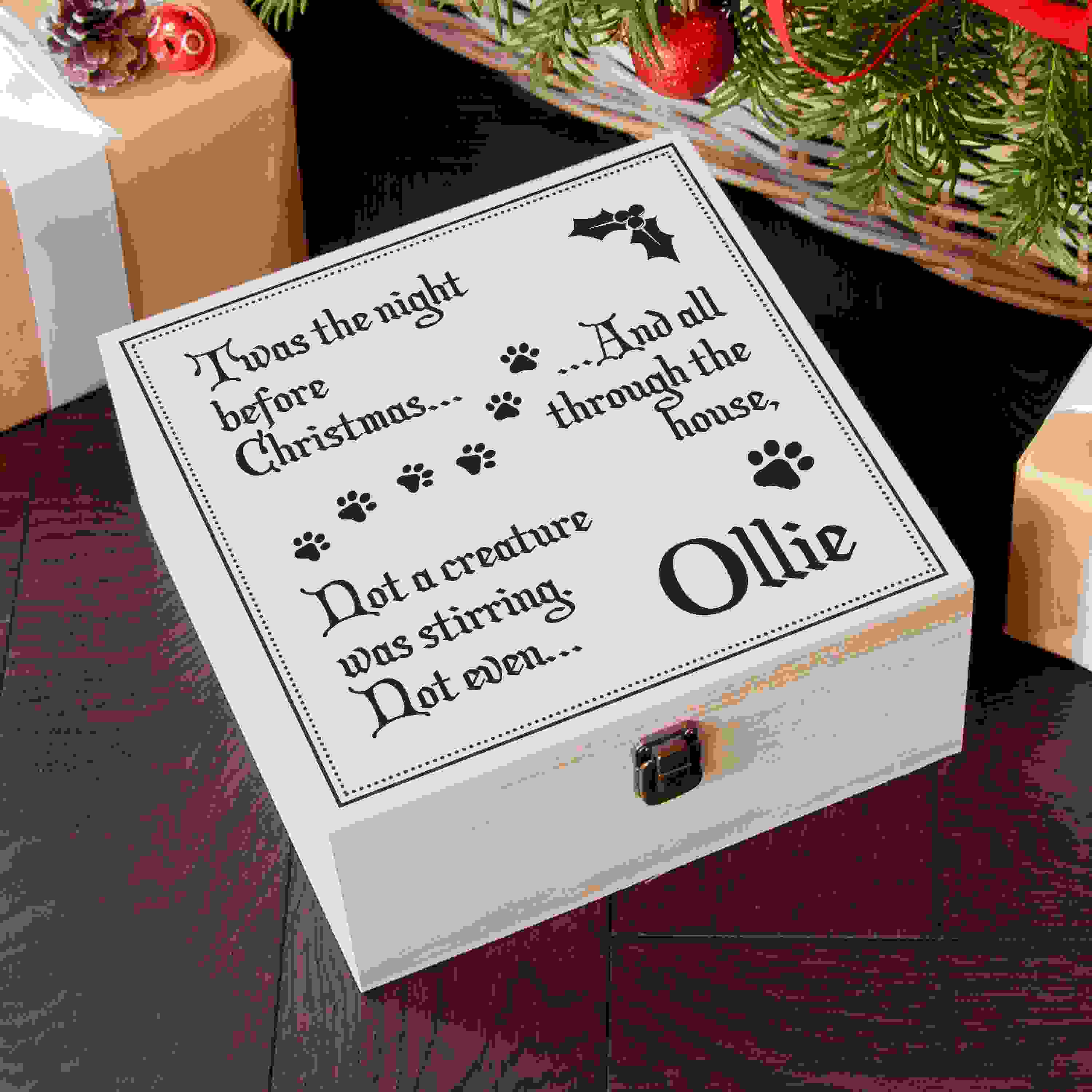 Personalised Pets 'Twas The Night Before Christmas Eve Box
