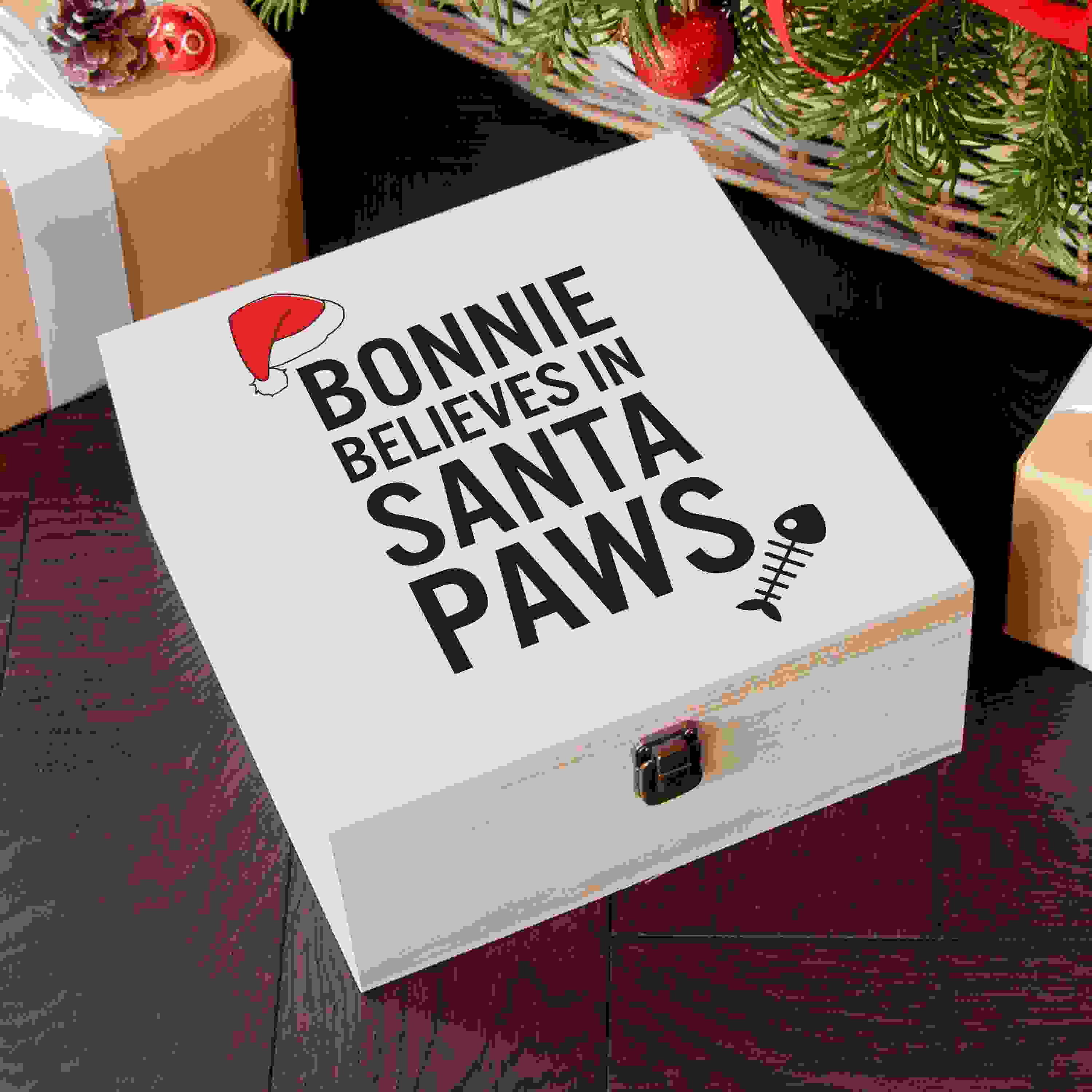 Personalised Pets Santa Paws Christmas Eve Box