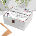 Personalised Nostalgic International Mail Christmas Box