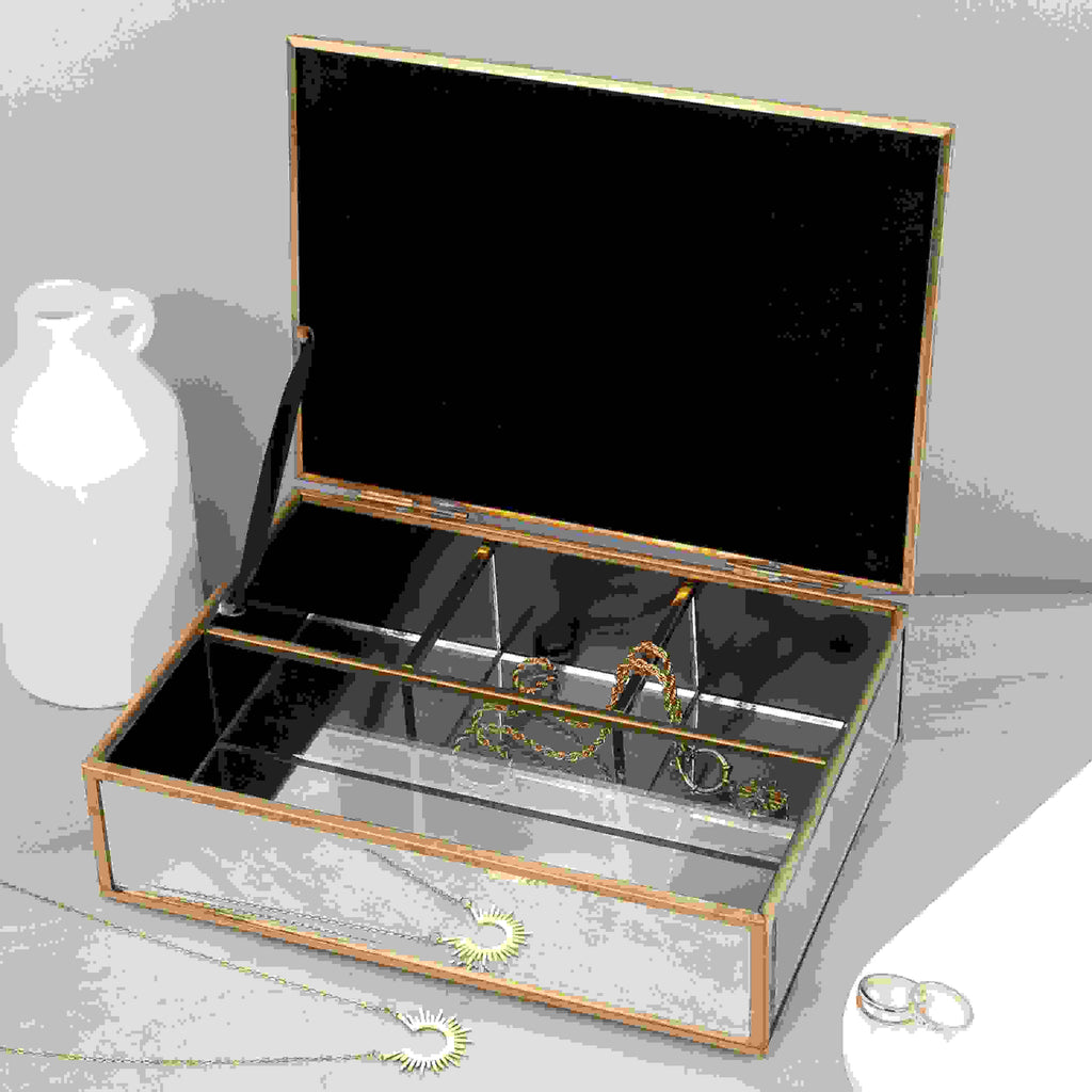 Personalised Mirrored Jewellery Box