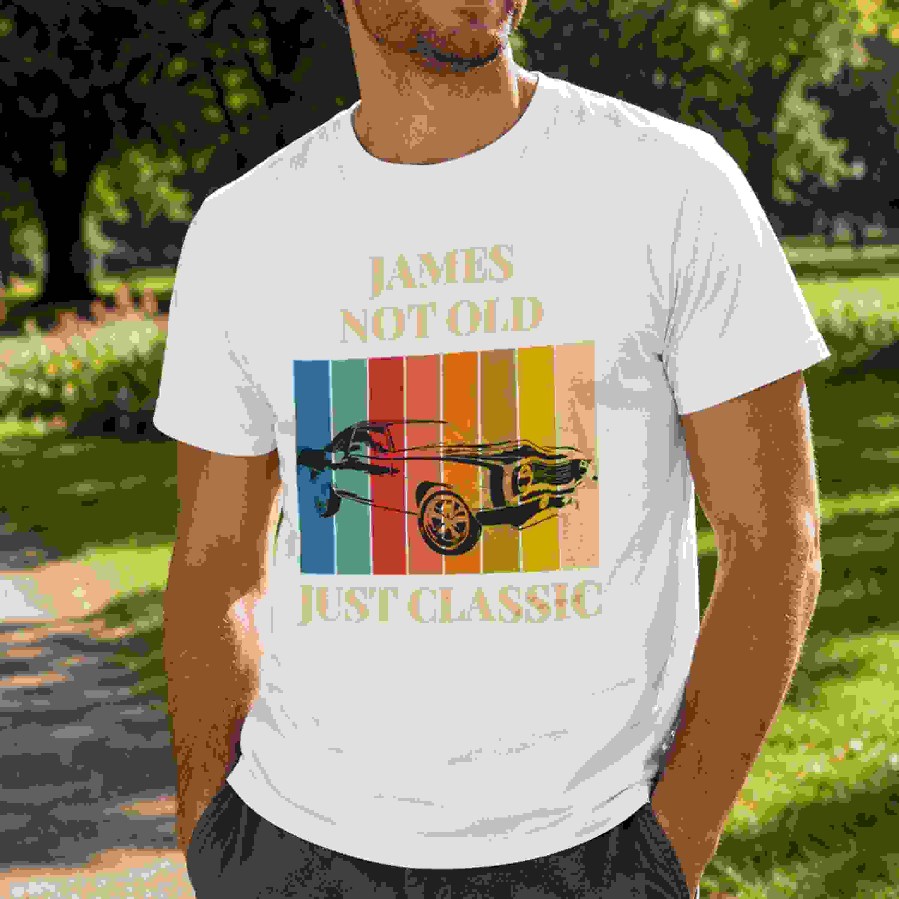 Personalised Men's Not Old Just Classic T-Shirt
