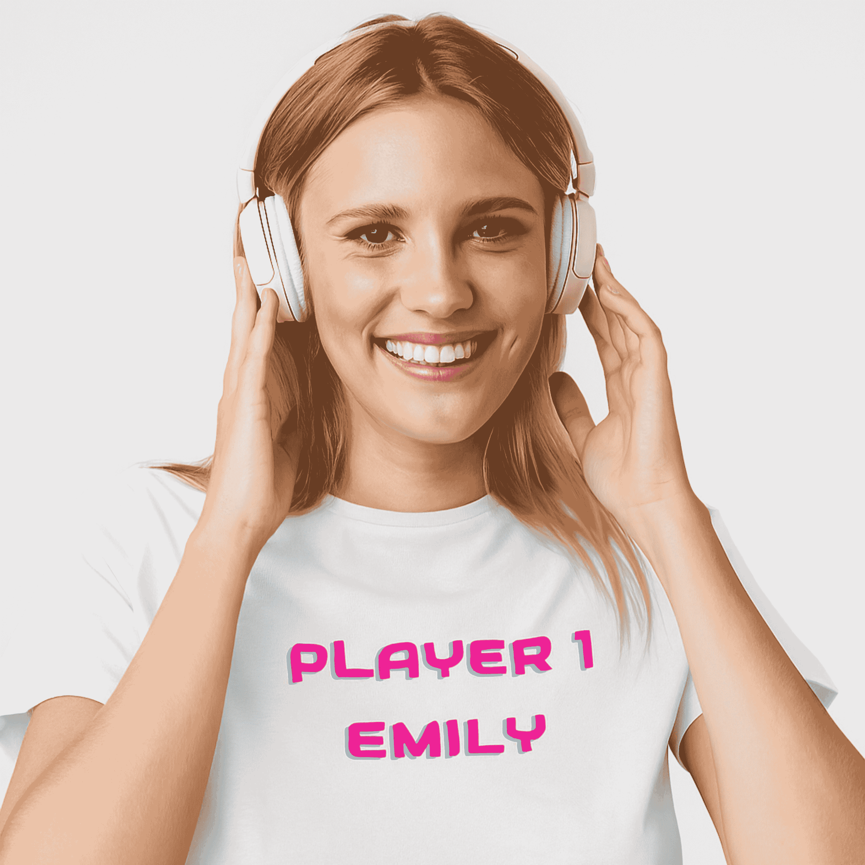 Personalised Women's Player 1 T-Shirt