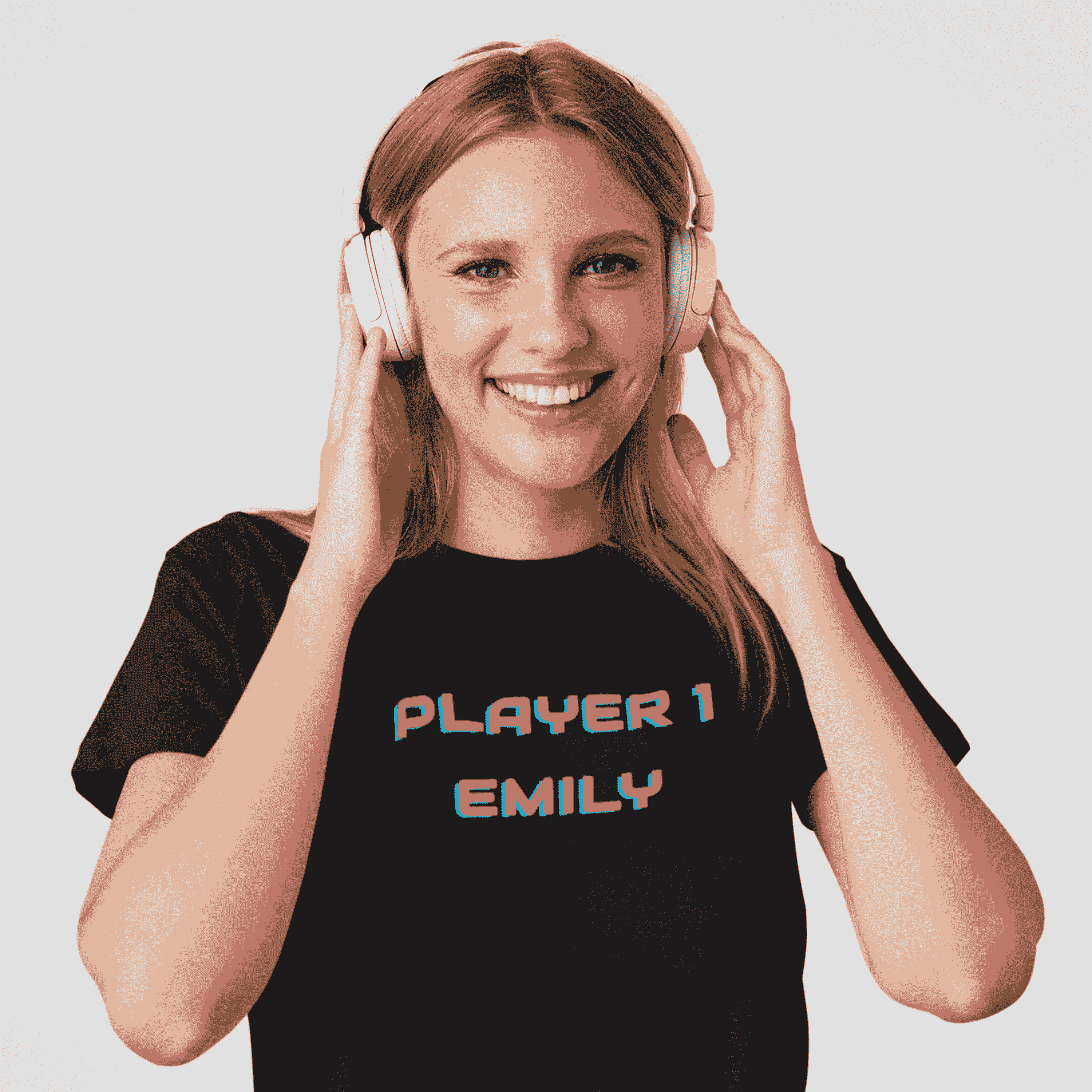 Personalised Women's Player 1 T-Shirt