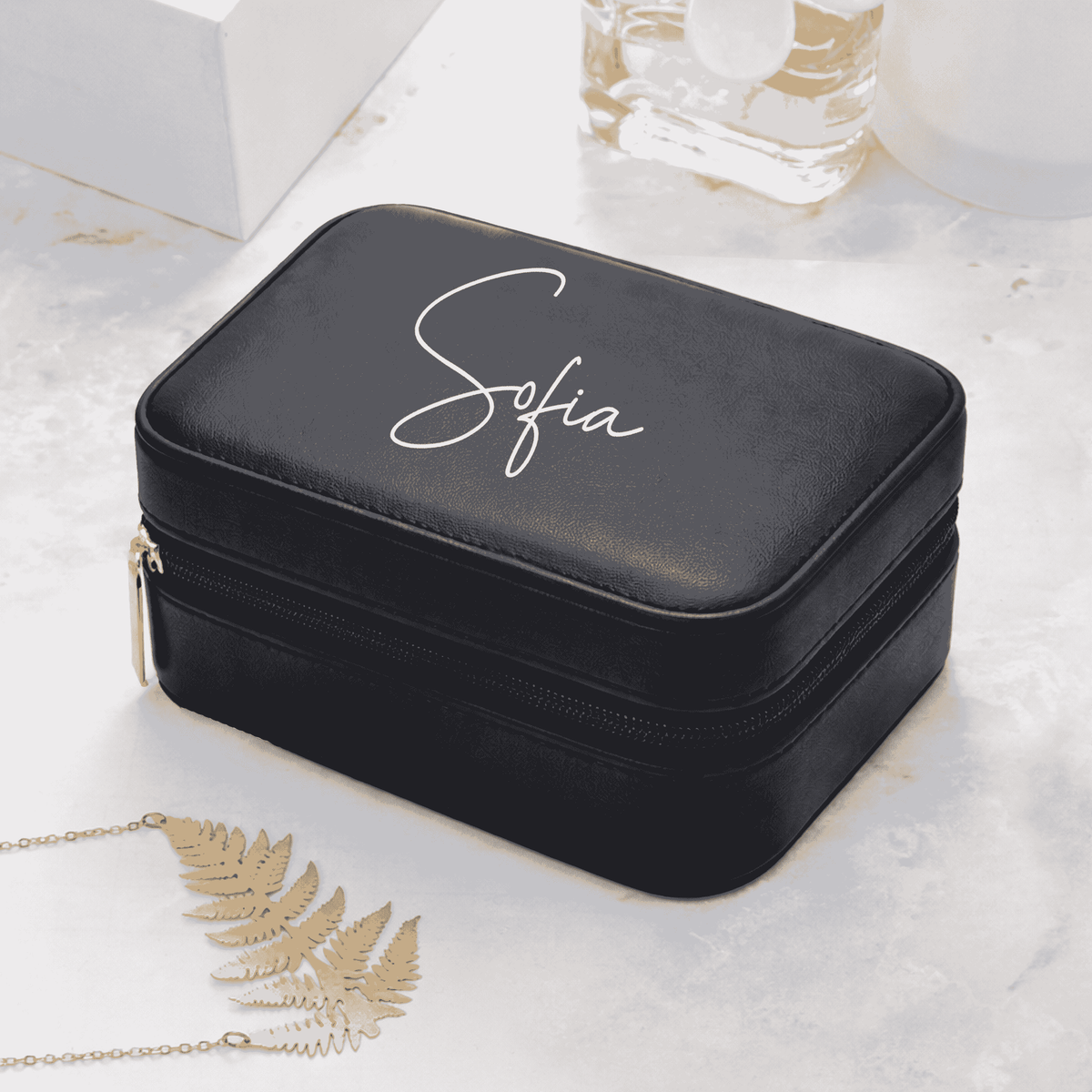 Personalised Travel Jewellery Case