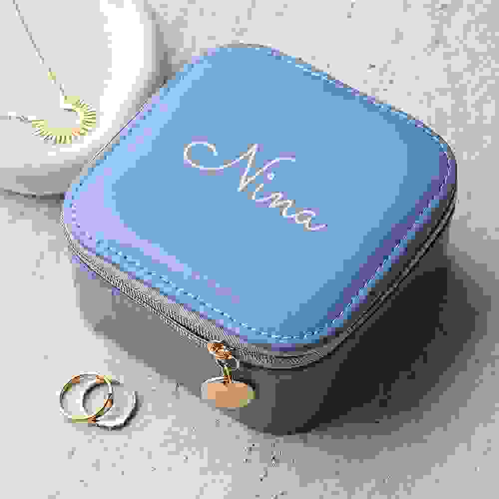 Personalised Travel Jewellery Case
