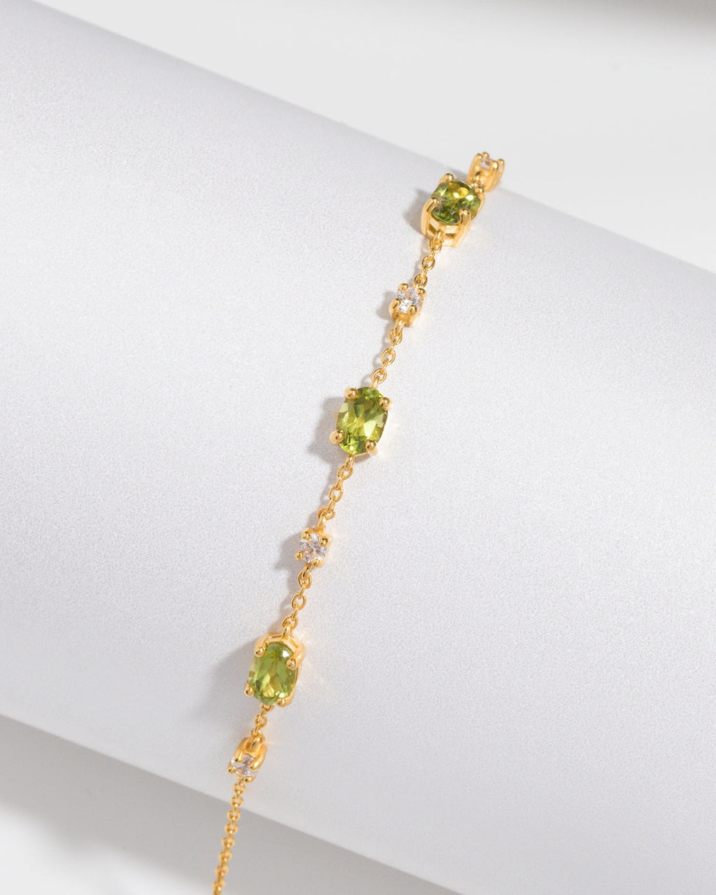 Mini-coffret 2 - Parure de bijoux en péridot en Vermeil Or 18 carats