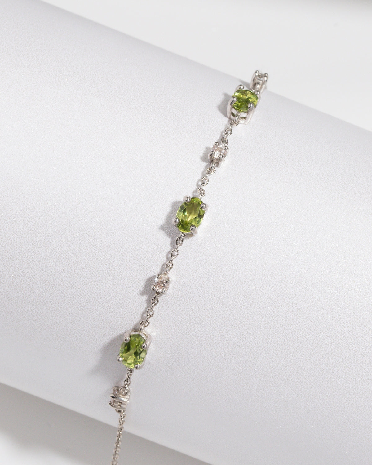 Mini Set 2 - Peridot Jewellery Set in Sterling Silver - SJR London Timepiece