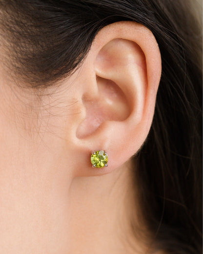 Peridot Everyday Jewellery Gift Set in Sterling Silver - SJR London Timepiece