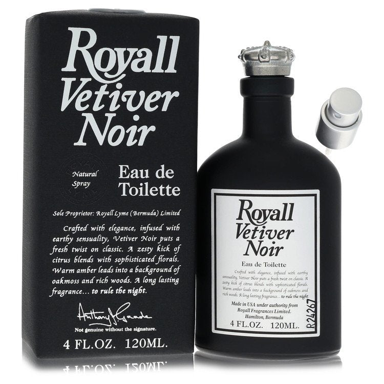 Royall Vetiver Noir Eau de Toilette Spray 4 oz / 118 ml for Men