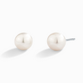 Clous d'oreilles en perles d'eau douce en argent sterling