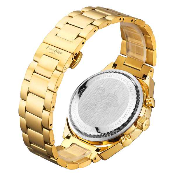 Limited Edition Swan & Edgar Hand Assembled Contemporary Classic Automatic Gold - SJR London Timepiece