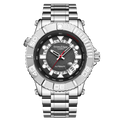 Montre automatique en acier "Geometric Racer" Swan & Edgar, édition limitée, assemblée à la main