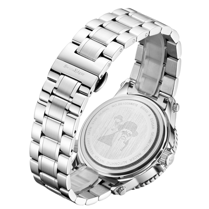 Limited Edition Swan & Edgar Hand Assembled Geometric Racer Automatic Steel - SJR London Timepiece