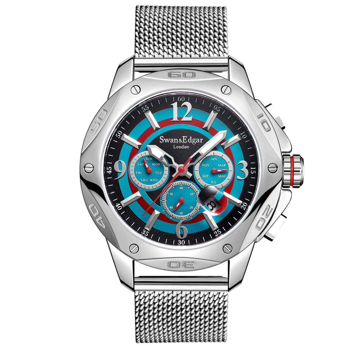 Limited Edition Swan & Edgar Hand Assembled Sports Target Automatic Steel - SJR London Timepiece