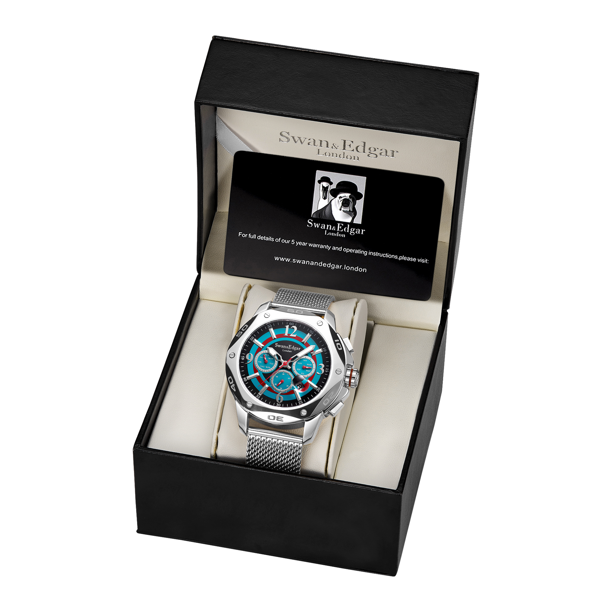Limited Edition Swan & Edgar Hand Assembled Sports Target Automatic Steel - SJR London Timepiece