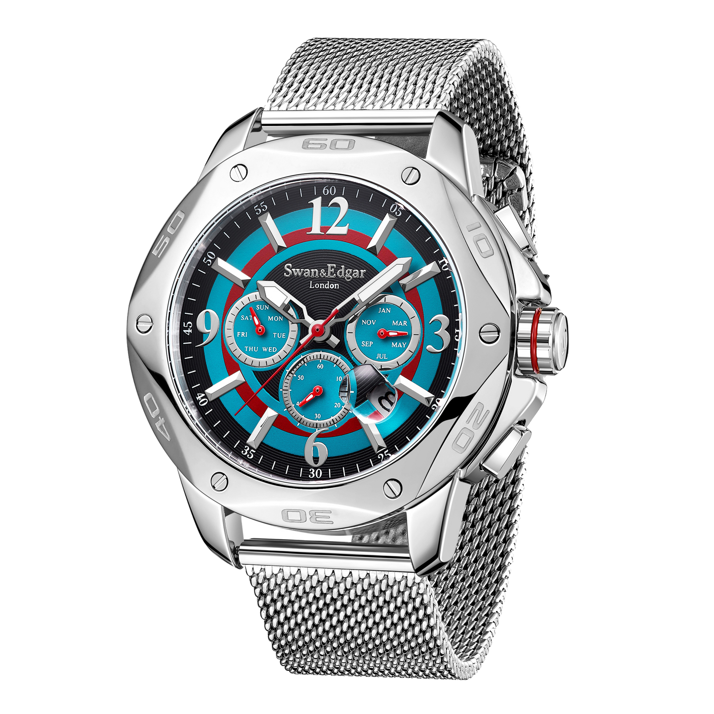 Limited Edition Swan & Edgar Hand Assembled Sports Target Automatic Steel - SJR London Timepiece