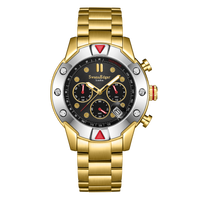 Limited Edition Swan & Edgar Hand Assembled Mechanical-Quartz Hybrid Gold - SJR London Timepiece