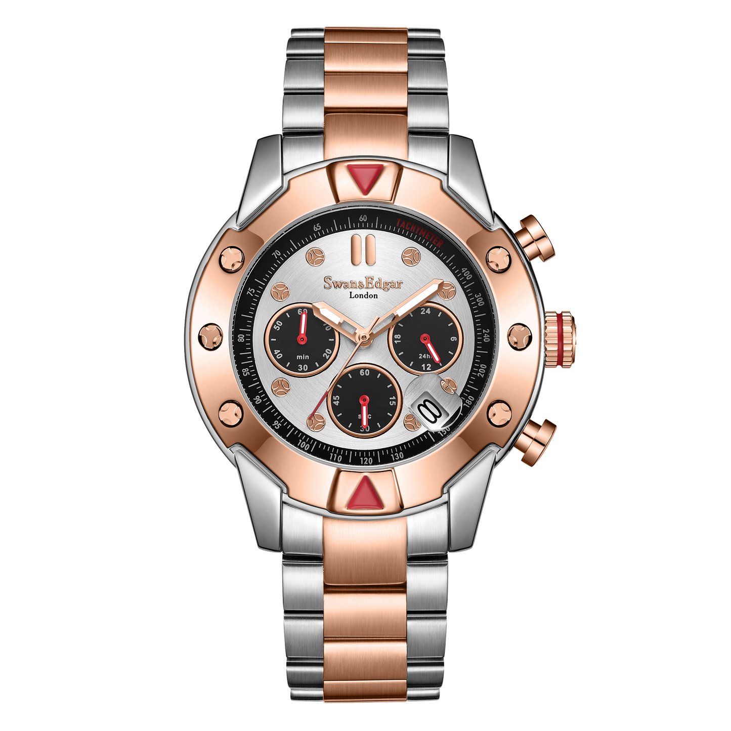 Limited Edition Swan & Edgar Hand Assembled Mechanical Quartz Hybrid Two Tone - SJR London Timepiece