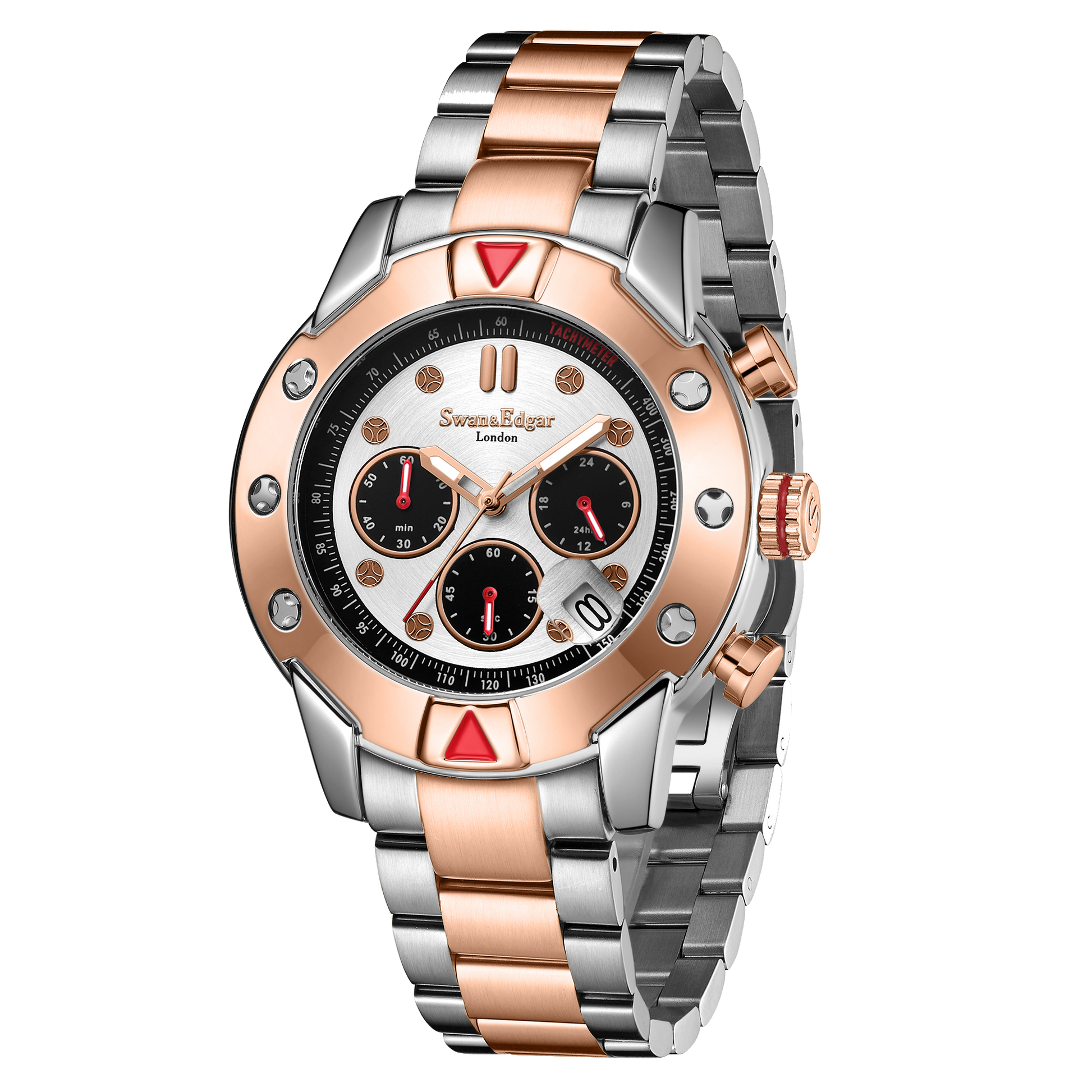 Limited Edition Swan & Edgar Hand Assembled Mechanical Quartz Hybrid Two Tone - SJR London Timepiece