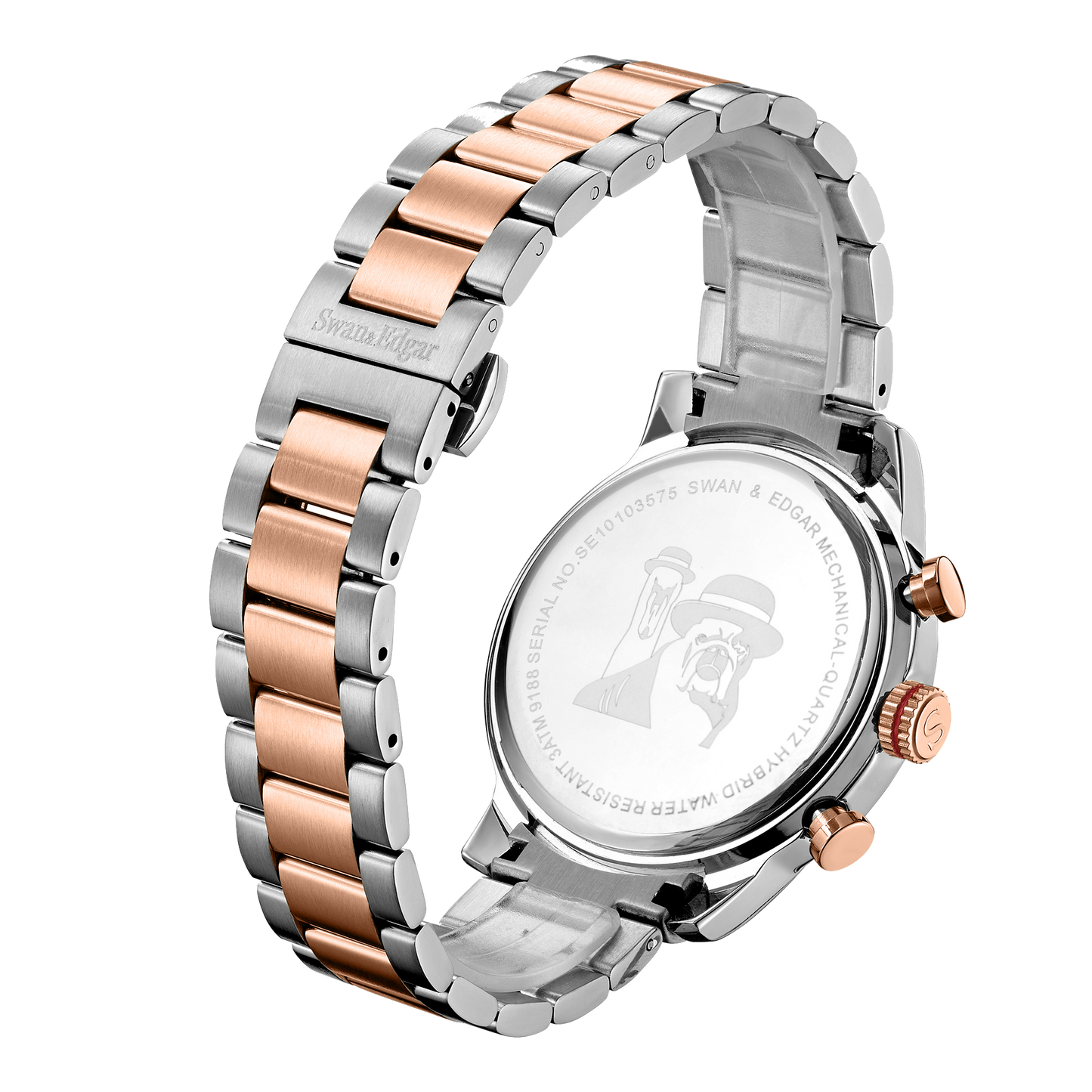 Limited Edition Swan & Edgar Hand Assembled Mechanical Quartz Hybrid Two Tone - SJR London Timepiece