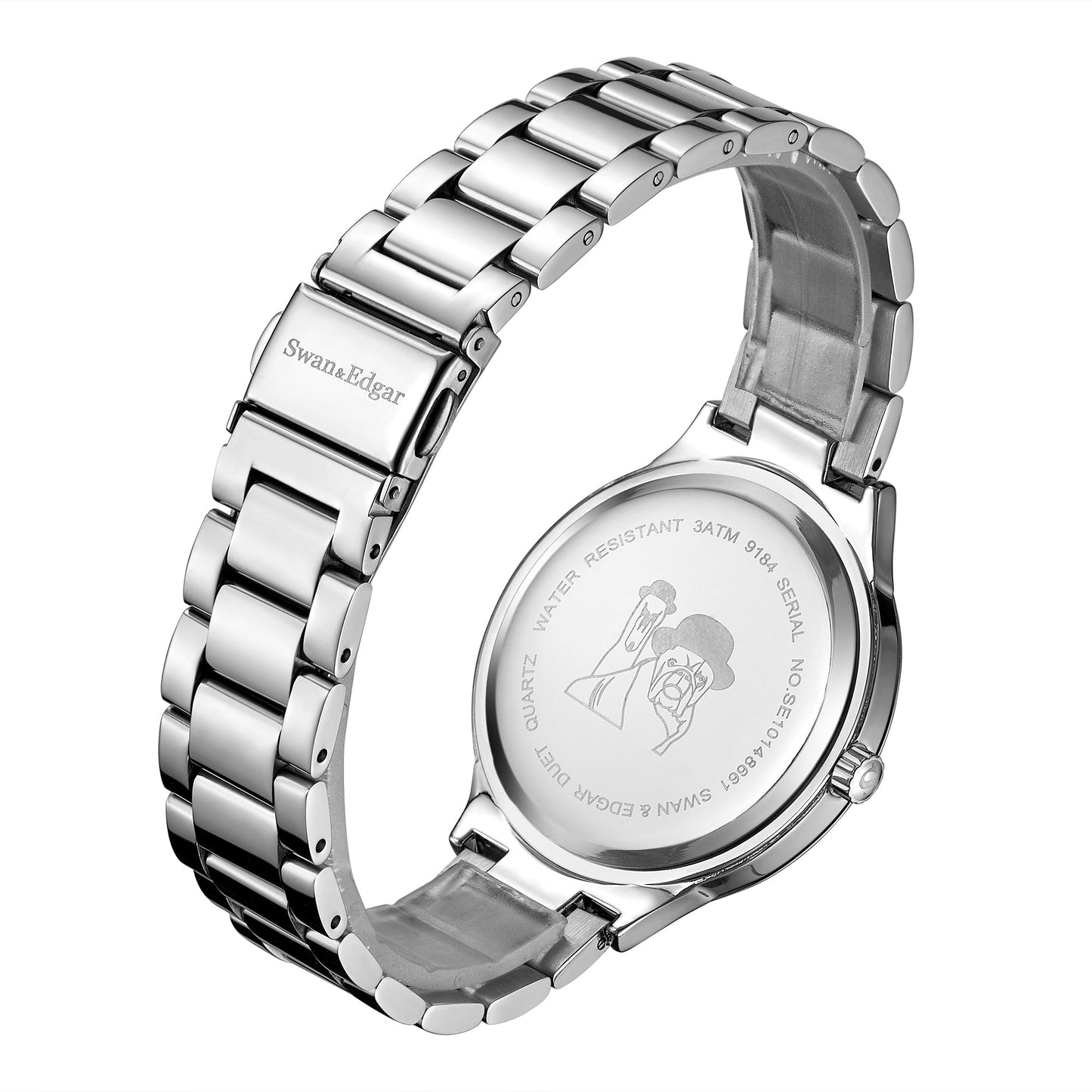 Swan & Edgar Ladies Duet in Steel - SJR London Timepiece