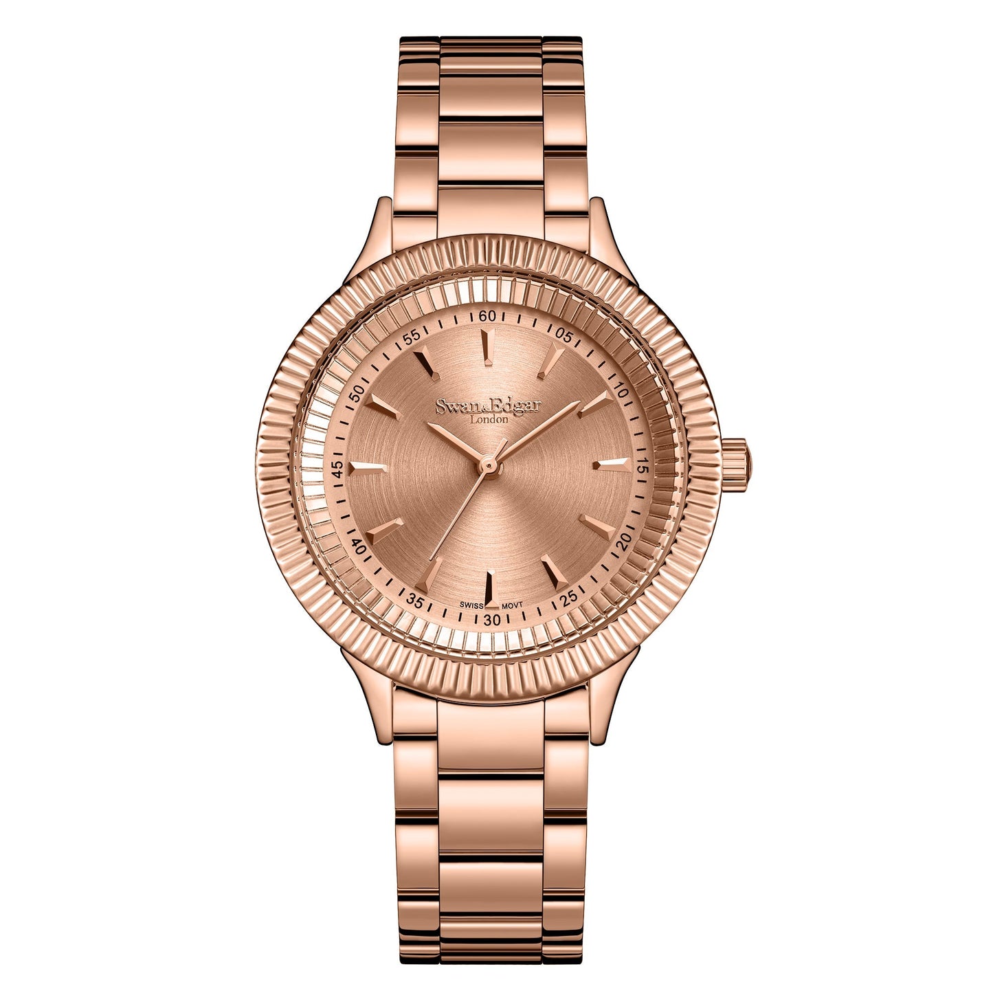 Swan & Edgar Ladies Duet in Rose - SJR London Timepiece