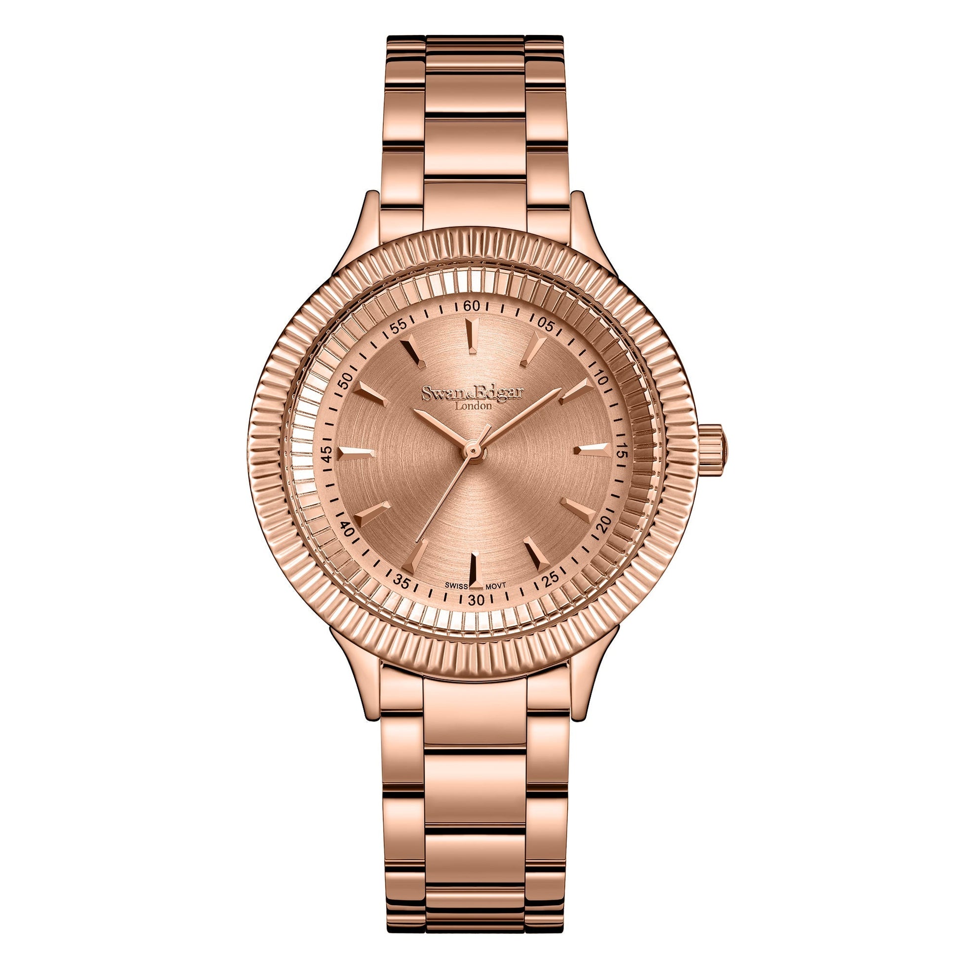 Swan & Edgar Ladies Duet in Rose - SJR London Timepiece