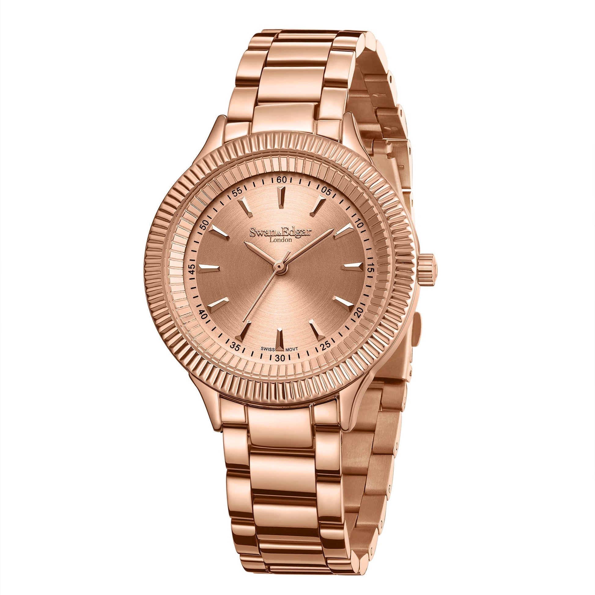 Swan & Edgar Ladies Duet in Rose - SJR London Timepiece