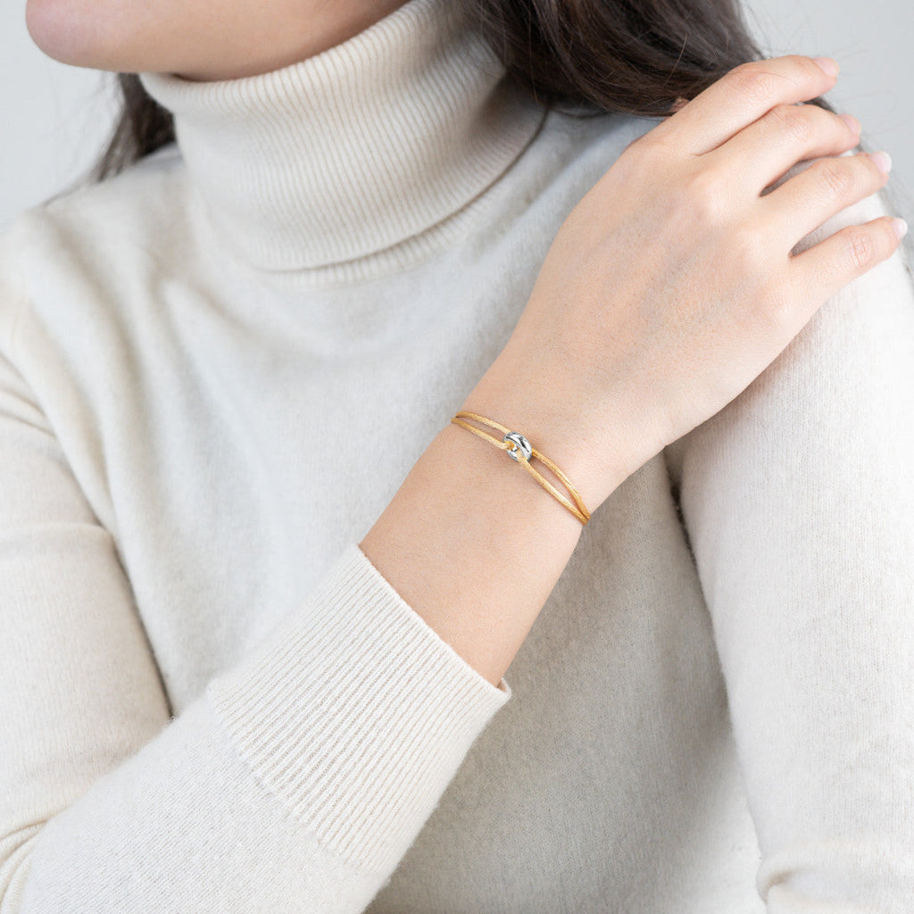 Bracelet cordon Mini Silver Soho