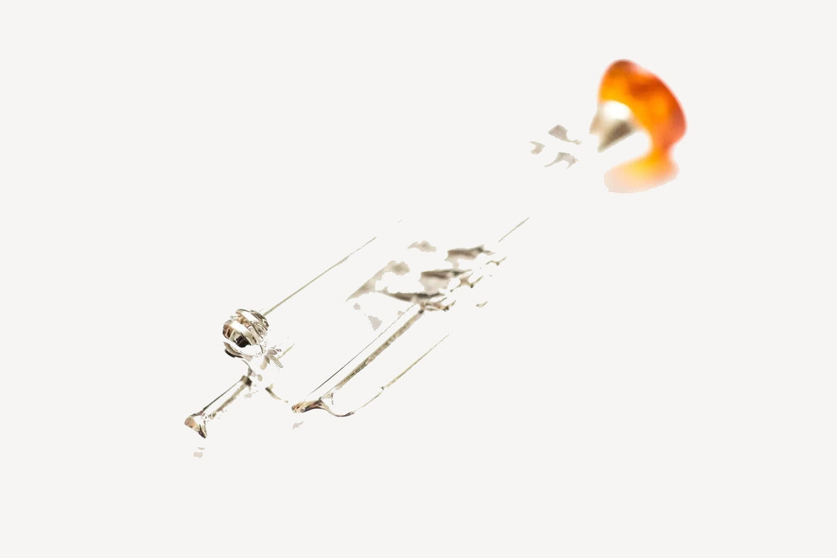 Broche Trompette Argentée