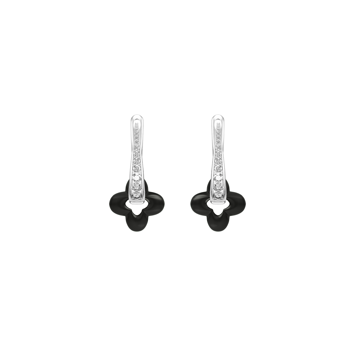 Silver Clover Earrings