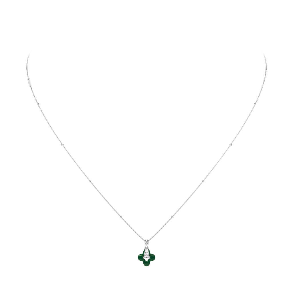 Silver Clover Necklace