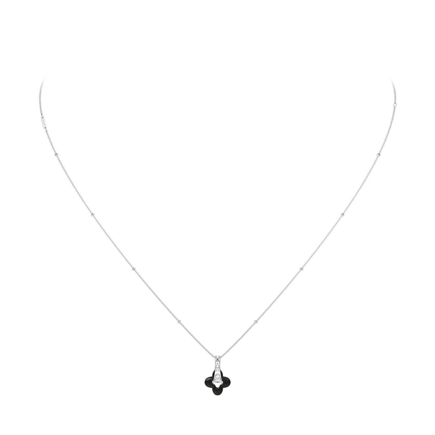 Silver Clover Necklace