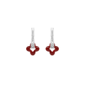 Silver Clover Earrings