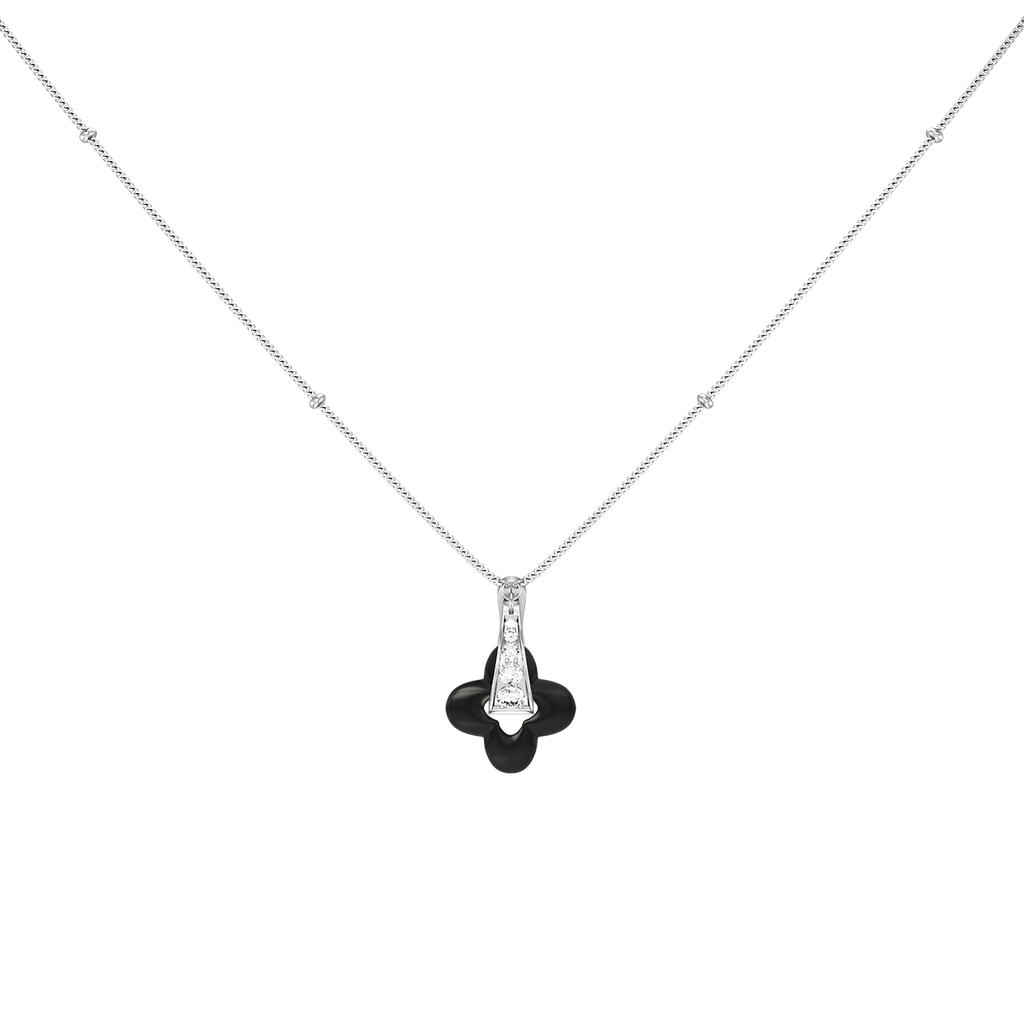 Silver Clover Necklace