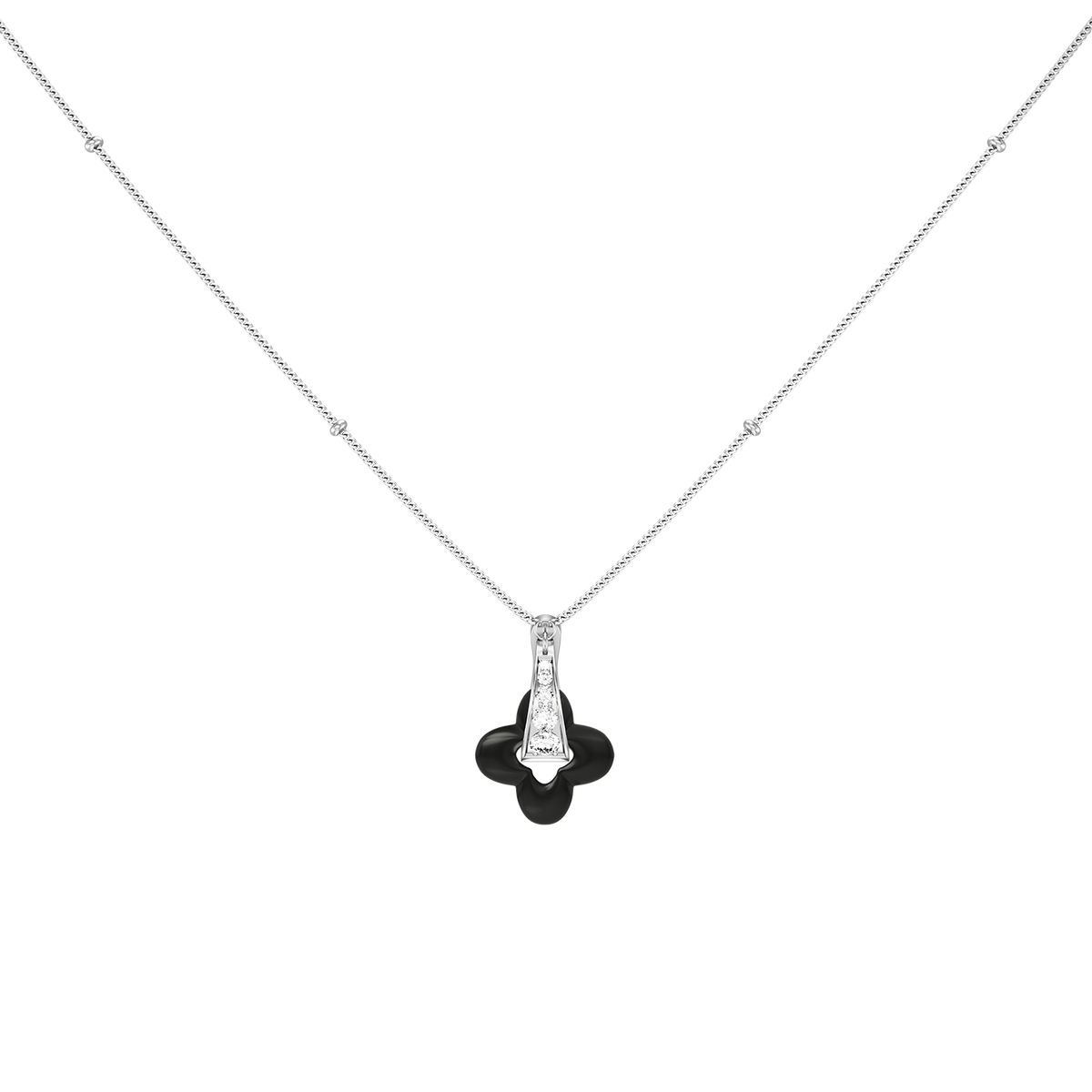 Silver Clover Necklace