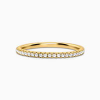 Thin Full Eternity Ring (1.2 mm) in Gold - SJR London Timepiece