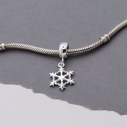 Snowflake Silver Charm