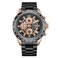 Édition Limitée Swan & Edgar Montre Mécanique à Quartz Rose Noir Assemblée à la Main Speed Target