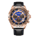 Édition Limitée Swan & Edgar Montre Mécanique à Quartz Speed Tracker Assemblée à la Main Rose Bleu