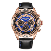 Limited Edition Swan & Edgar Hand Assembled Speed Tracker Mechanical Quartz Rose Blue - SJR London Timepiece