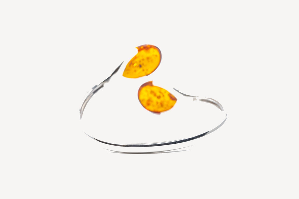 Bracelet jonc torque Amber Statement